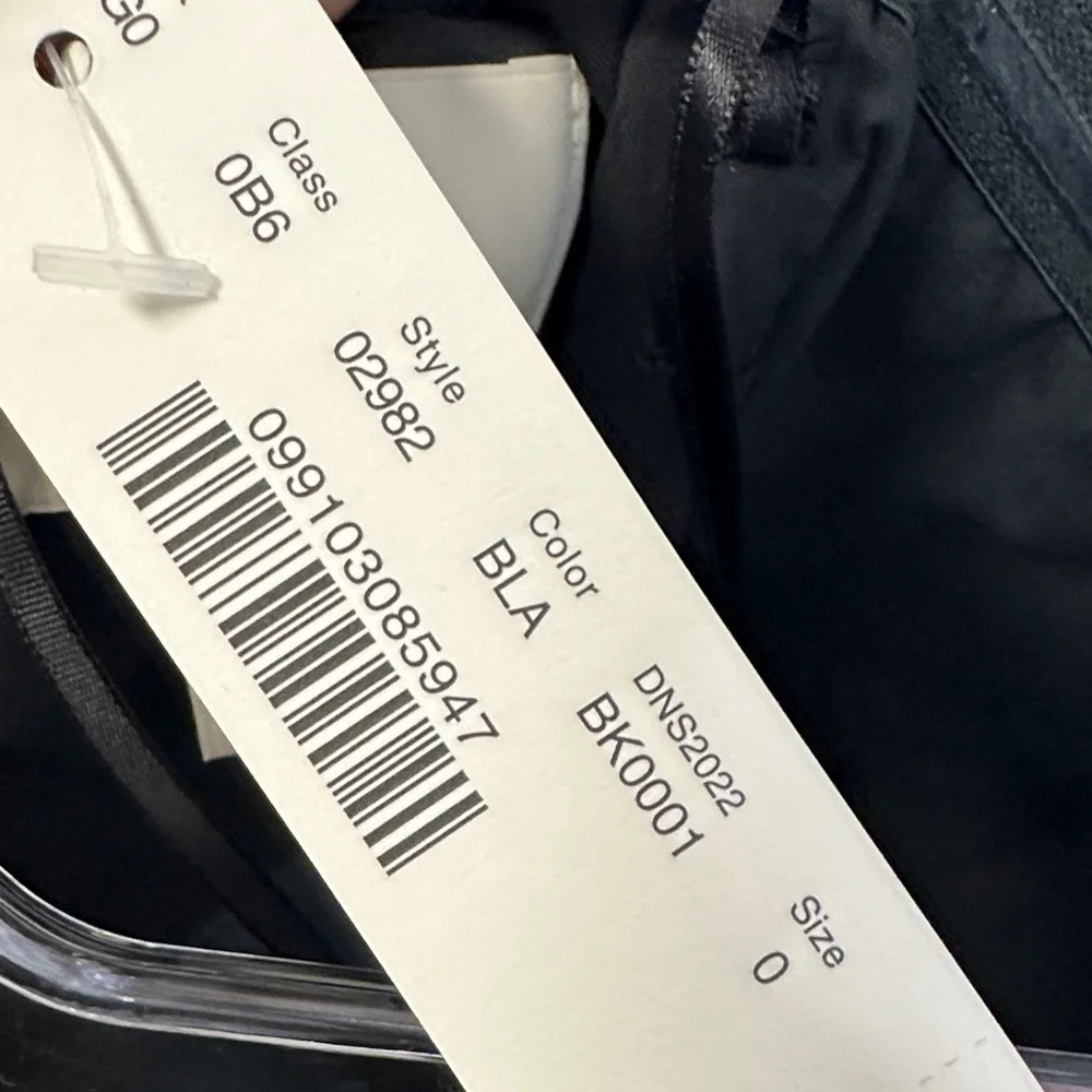 NWT J. Crew Emily Silk Chiffon Strapless Dress Black Cocktail Party Dress 0